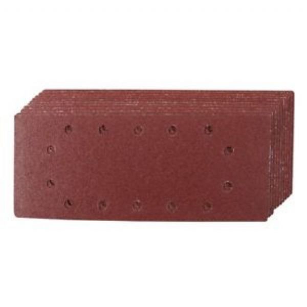 1/2 SANDING SHEETS - 115mm x 280mm - PUNCHED (Pack of 10) (240)