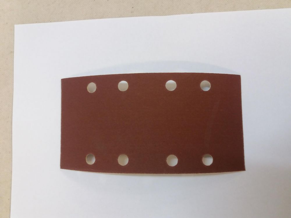 1/3 SANDING SHEETS - 93mm x 190mm - PUNCHED - HOOK & LOOP (Pack of 10) (120)