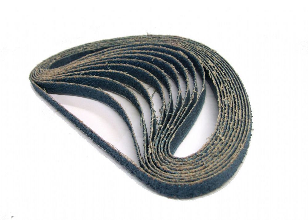 10 Dynabrade Belts 13mm x 610mm Zirconium
