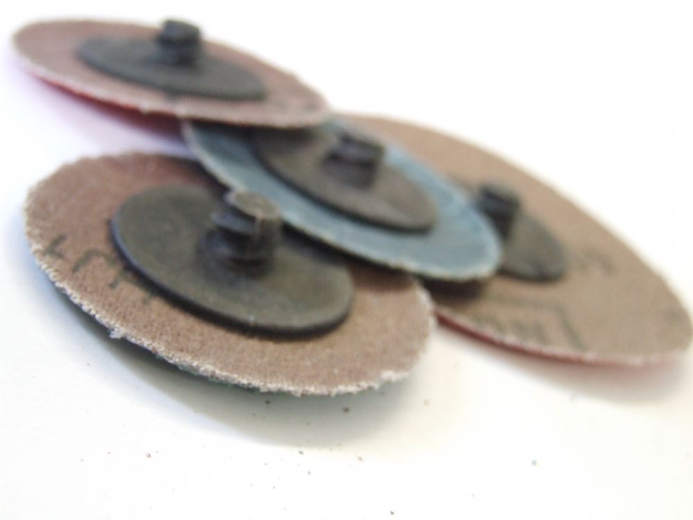10 x Swift-Lock Top Size Zirconium Sanding Discs (25mm - 60 Grit)