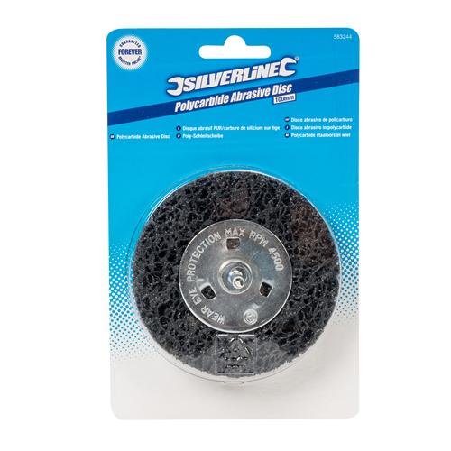 100mm Polycarbide Abrasive Disc with 6mm Shank