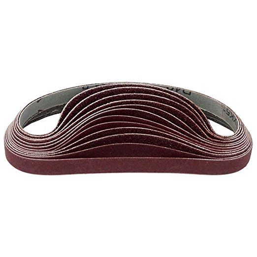 13mm x 457mm Aluminium Oxide Belt (Choice of Pack Qty's & Grits)