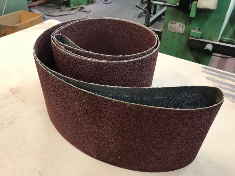 150mm x 2500mm Conglomerate / Compact Grain Belt (Choice of Grits & Pack Qty's) (80 / 2 Belts)
