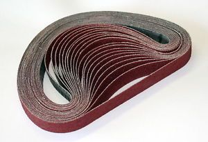 25mm x 1065mm Aluminium Oxide Belt (Choice of Pack Qty's & Grits)