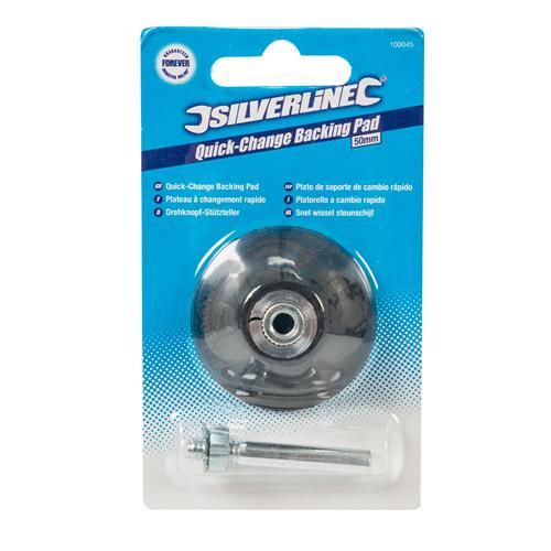50mm Silverline Quick Change Backing Pad