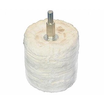63mm Cylinder Polishing Mop with 6mm arbor