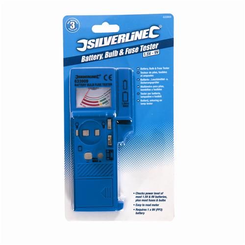 Battery, Bulb & Fuse Tester