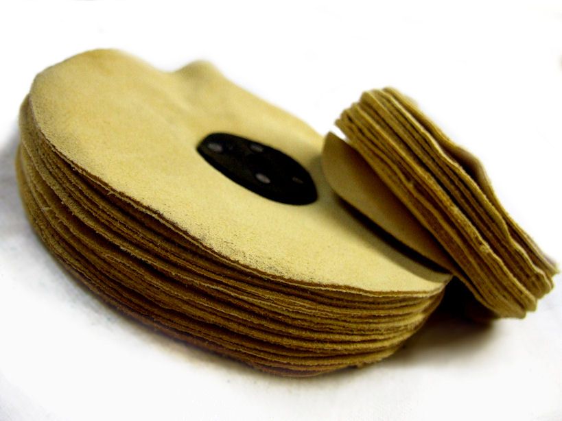 Chamois (shammy) Leather Loose Mops (4 inch x 1 inch)