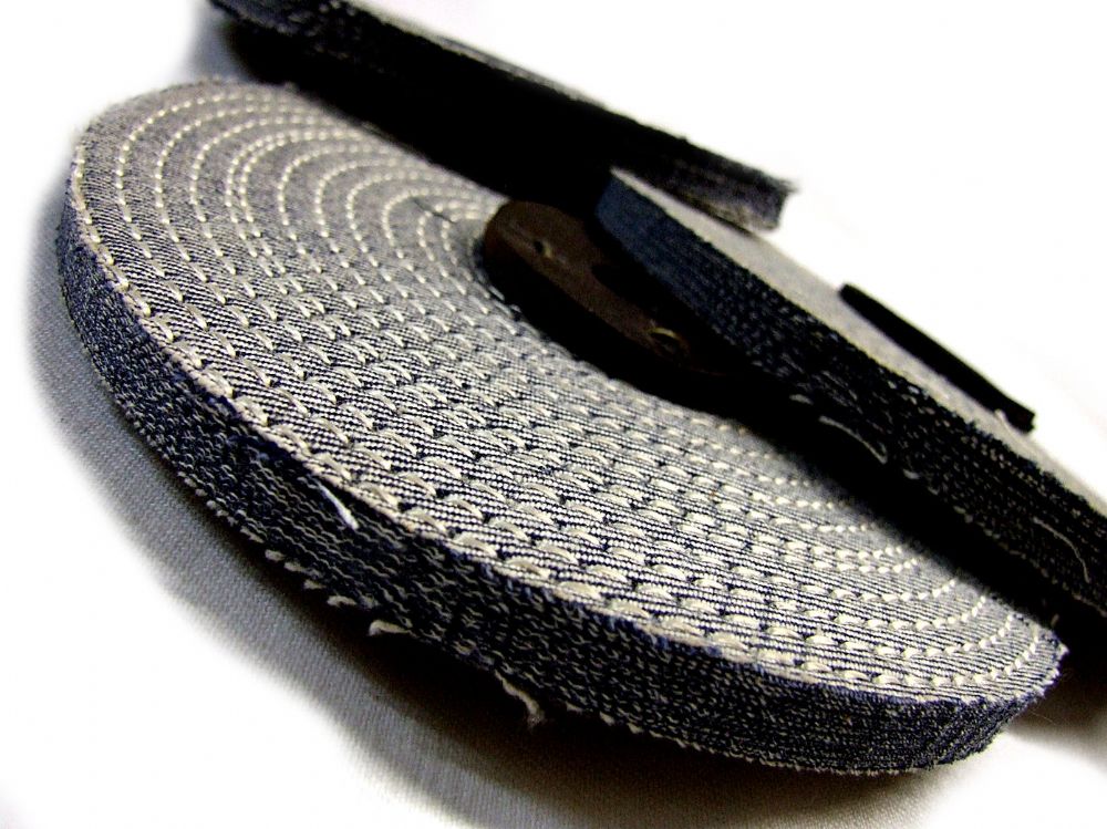 Denim Polishing Mop - Very Close Stitched (5/32 inch) - Variety Of Sizes Available