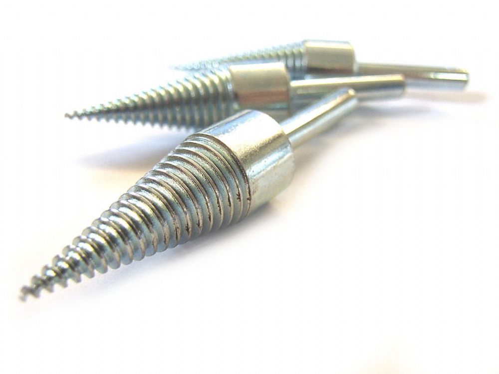 Galvanised Taper Bore Pigtail Spindle for drills