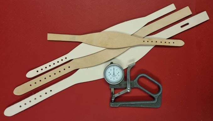 Greyhound / Whippet Dog Collar Blanks - Wide - Nat Veg Tan - 4 Sizes (X-Large, 10)