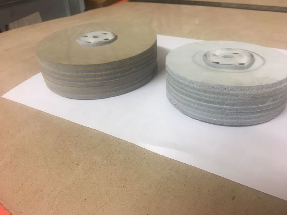 Knifemakers Leather Honing/Stropping Wheels 5.1/2