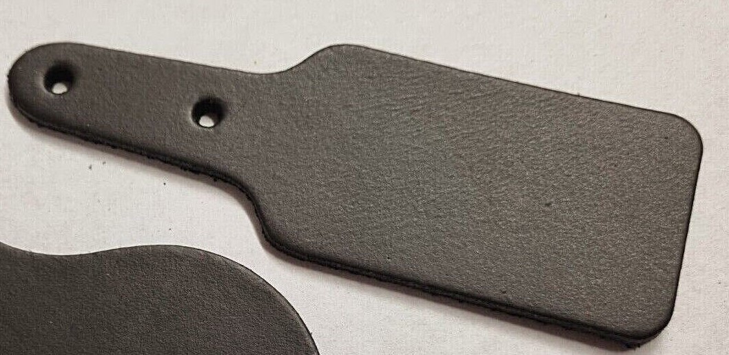 Leather Key Fob Blanks - Rectangle Shape - Various Colours - Qty Options (Dark Brown, 100)