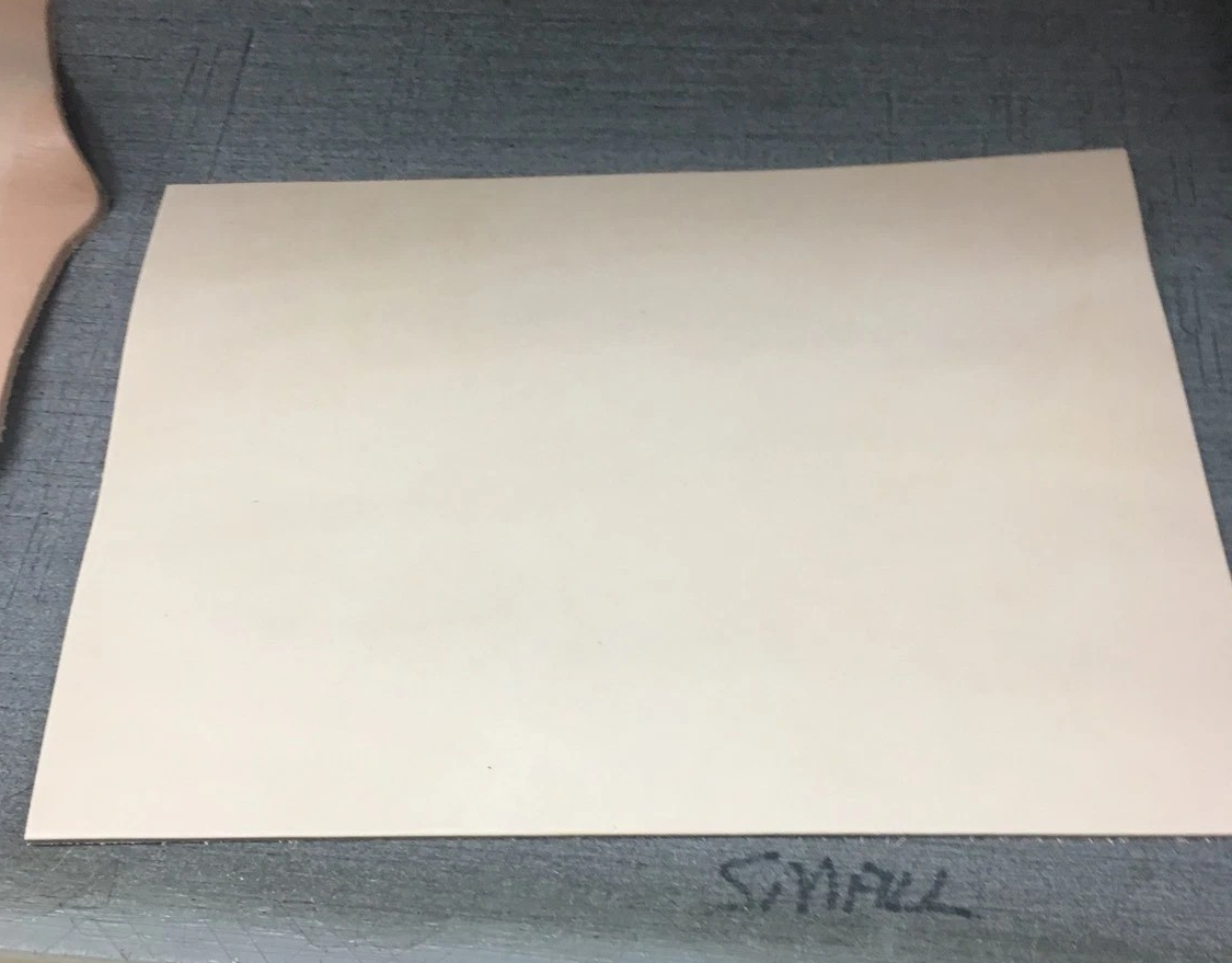 Leather Panel - Nat Veg Tan - 8 inch x 6 inch