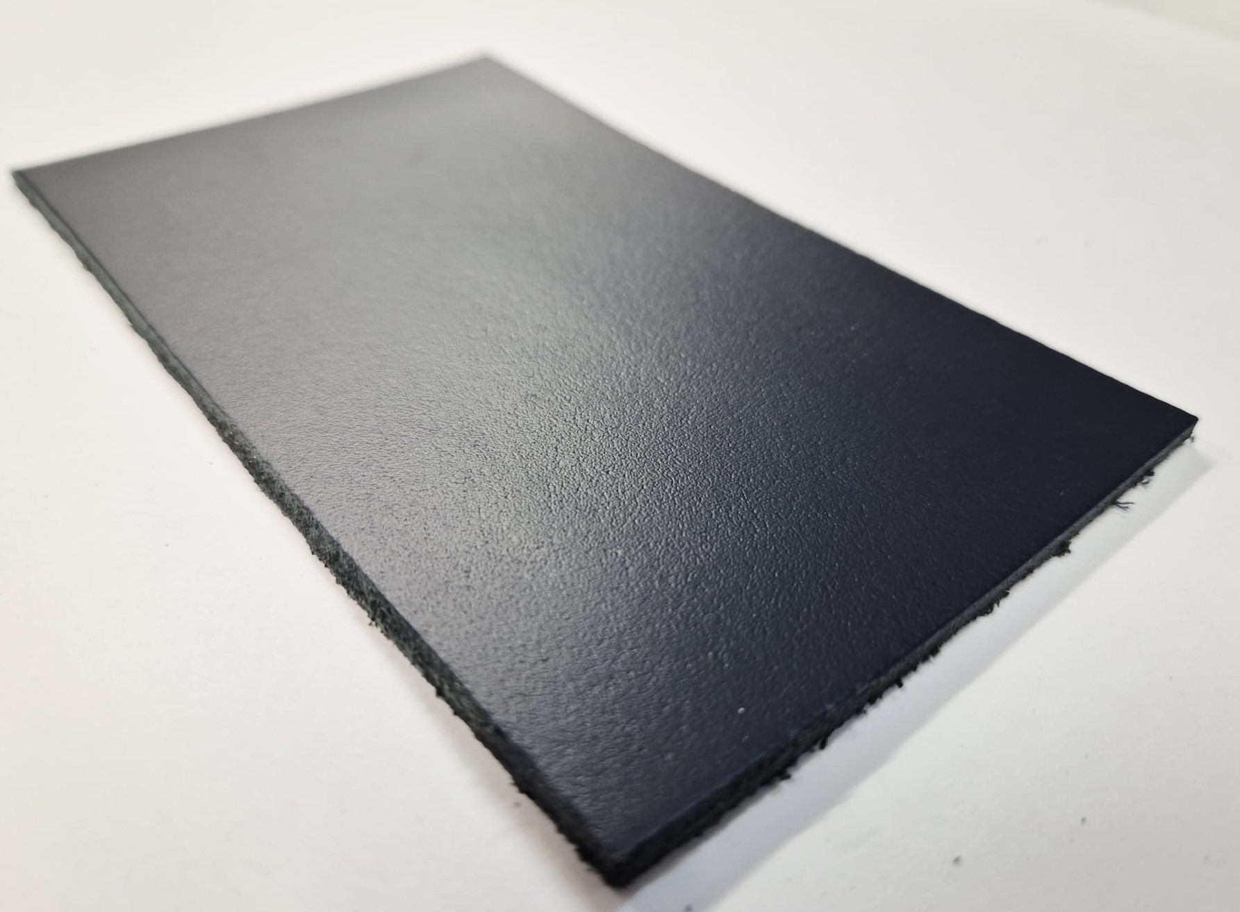 Leather Rectangle - 3 Sizes & Various Colours (88mm x 142mm / Navy Blue)