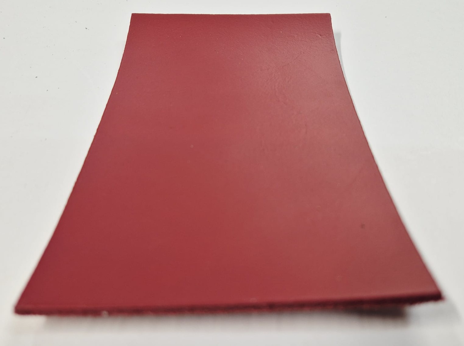 Leather Rectangle - 3 Sizes & Various Colours (88mm x 142mm / Wine Red)