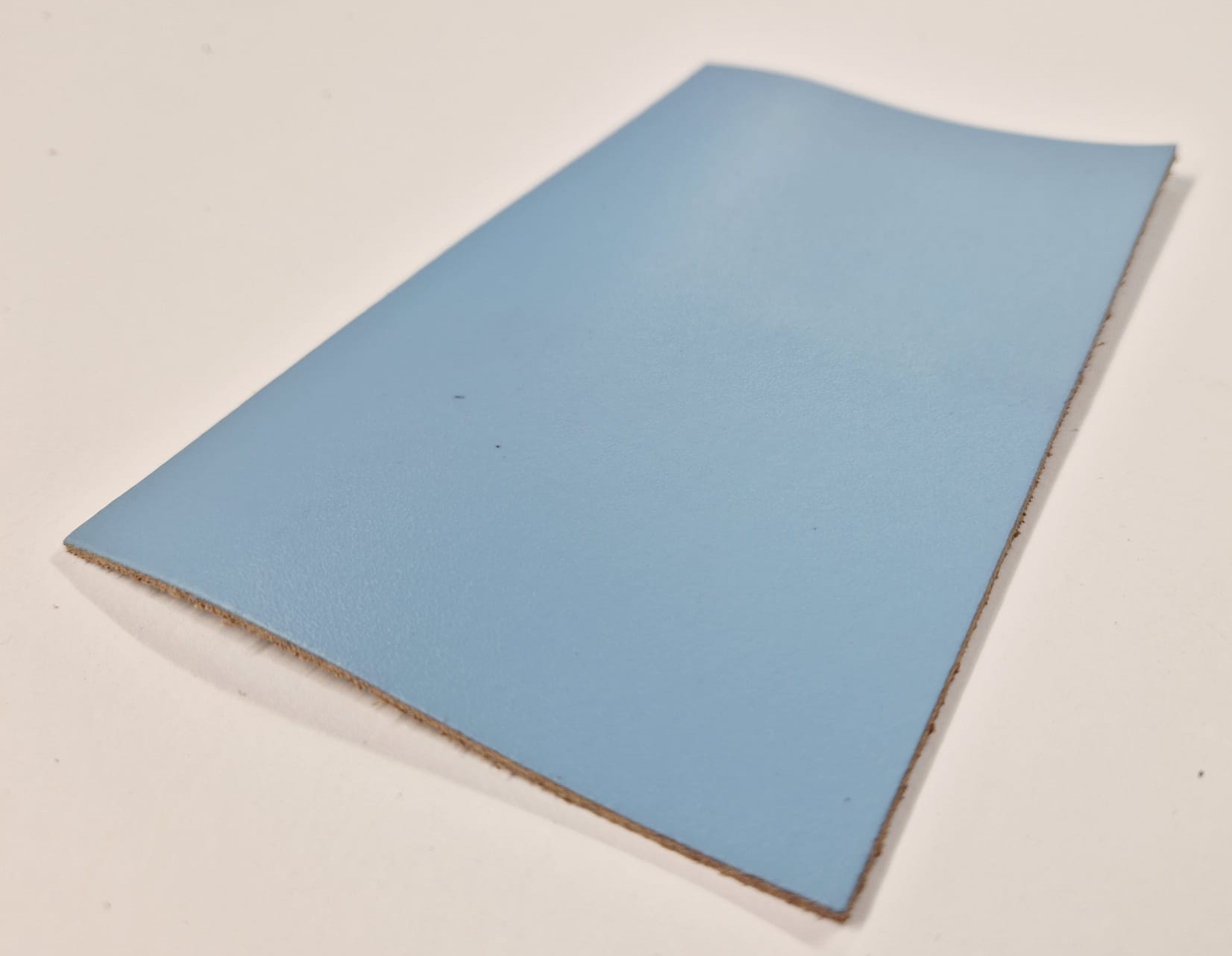 Leather Rectangle - 3 Sizes & Various Colours (141mm x 206mm / Sky Blue)