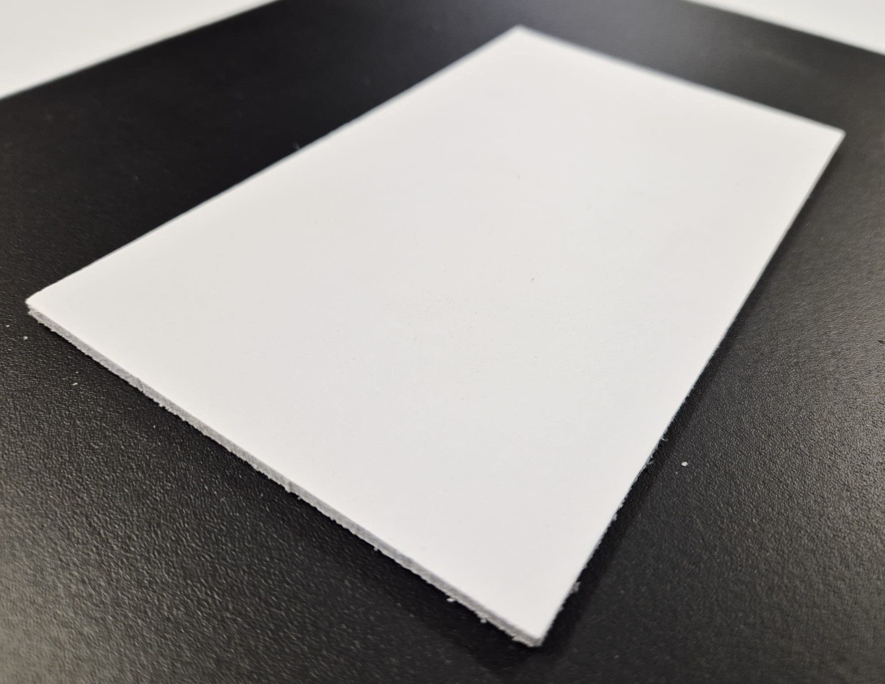 Leather Rectangle - 3 Sizes & Various Colours (141mm x 206mm / White)