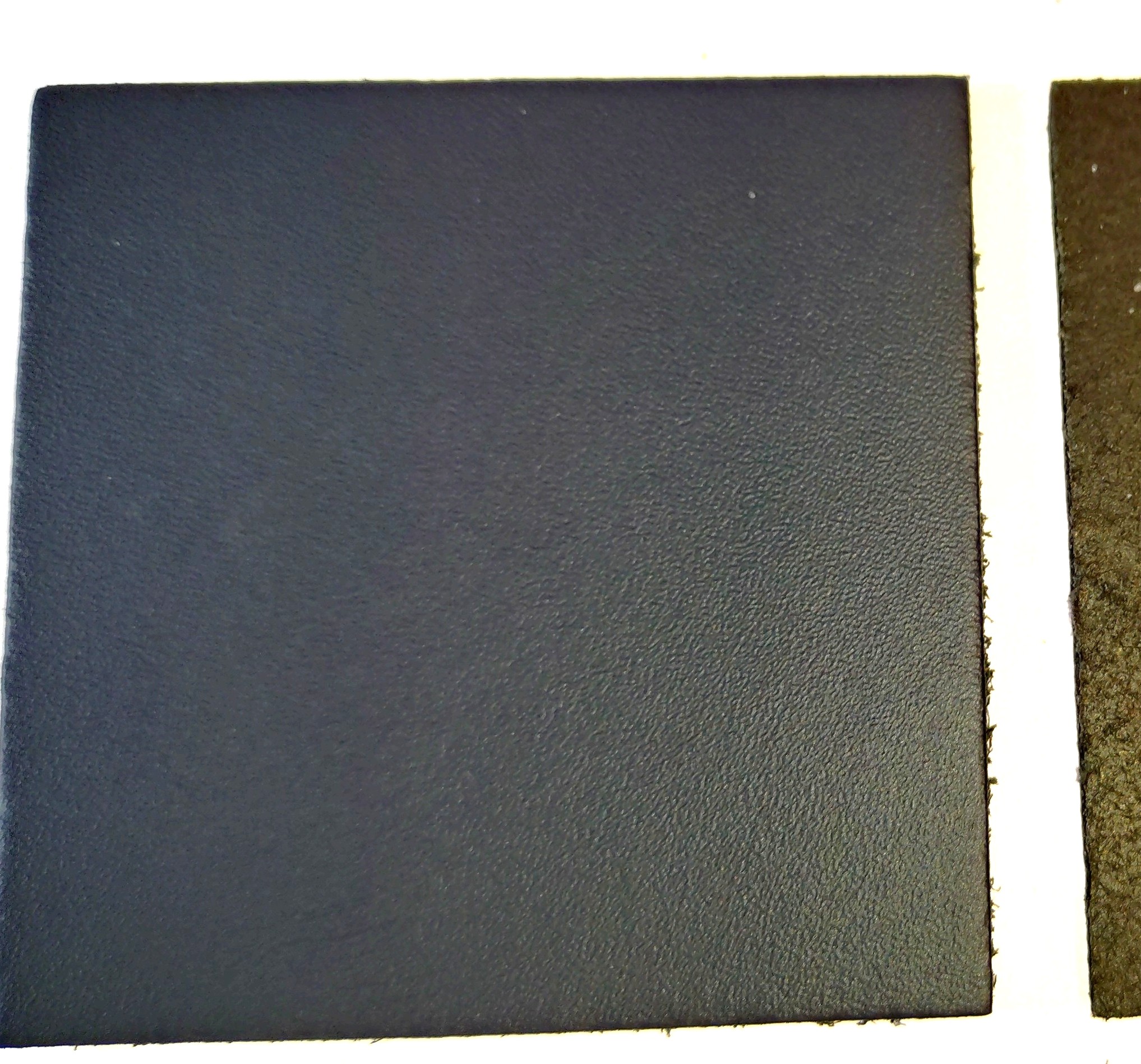 Leather Squares - 60mm x 60mm - Various Colours (Navy Blue, 10)