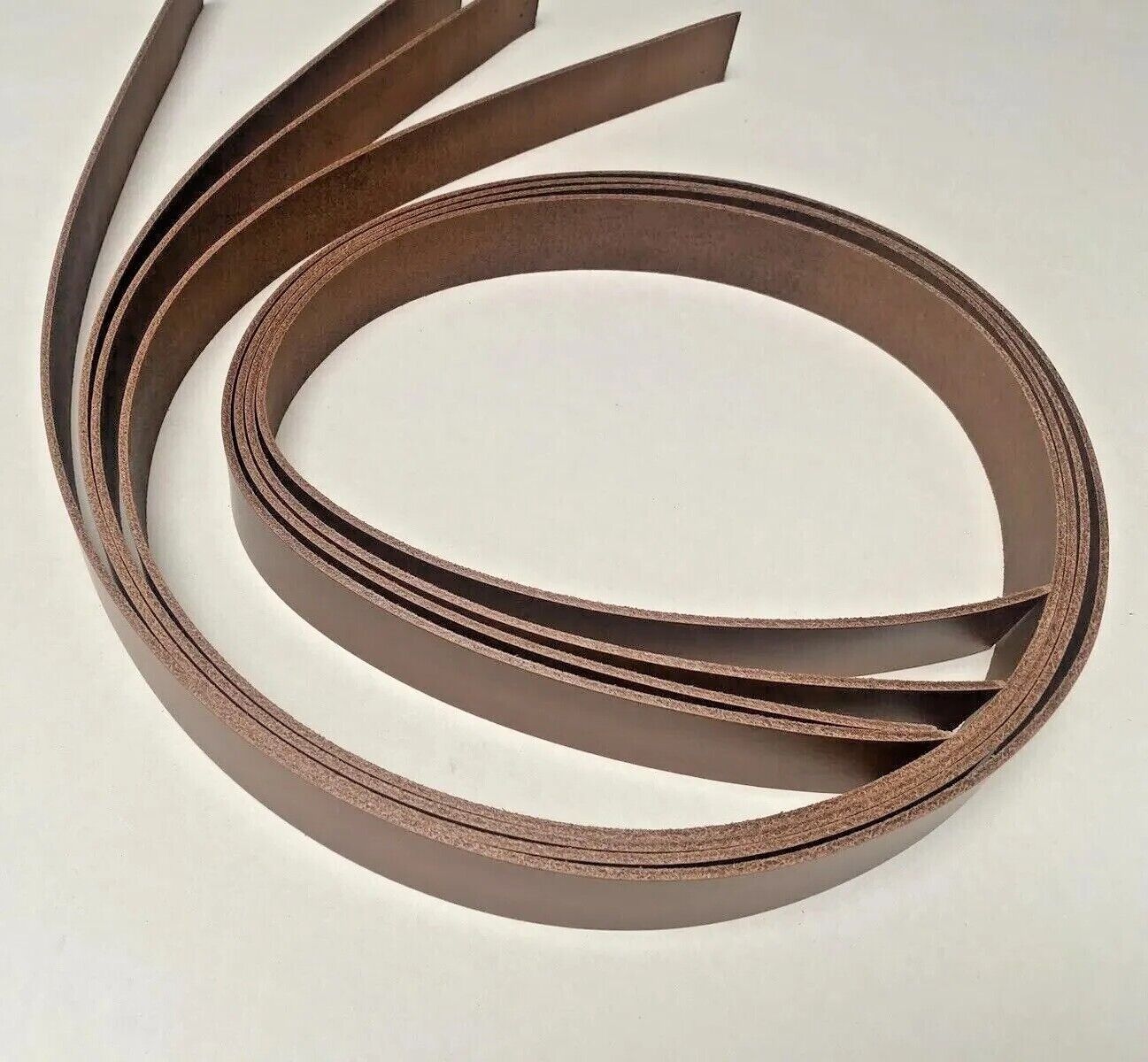 Pack of 10 Leather Straps/Collars/Choker Blanks with Holes 24 x 0.75 (Brown)