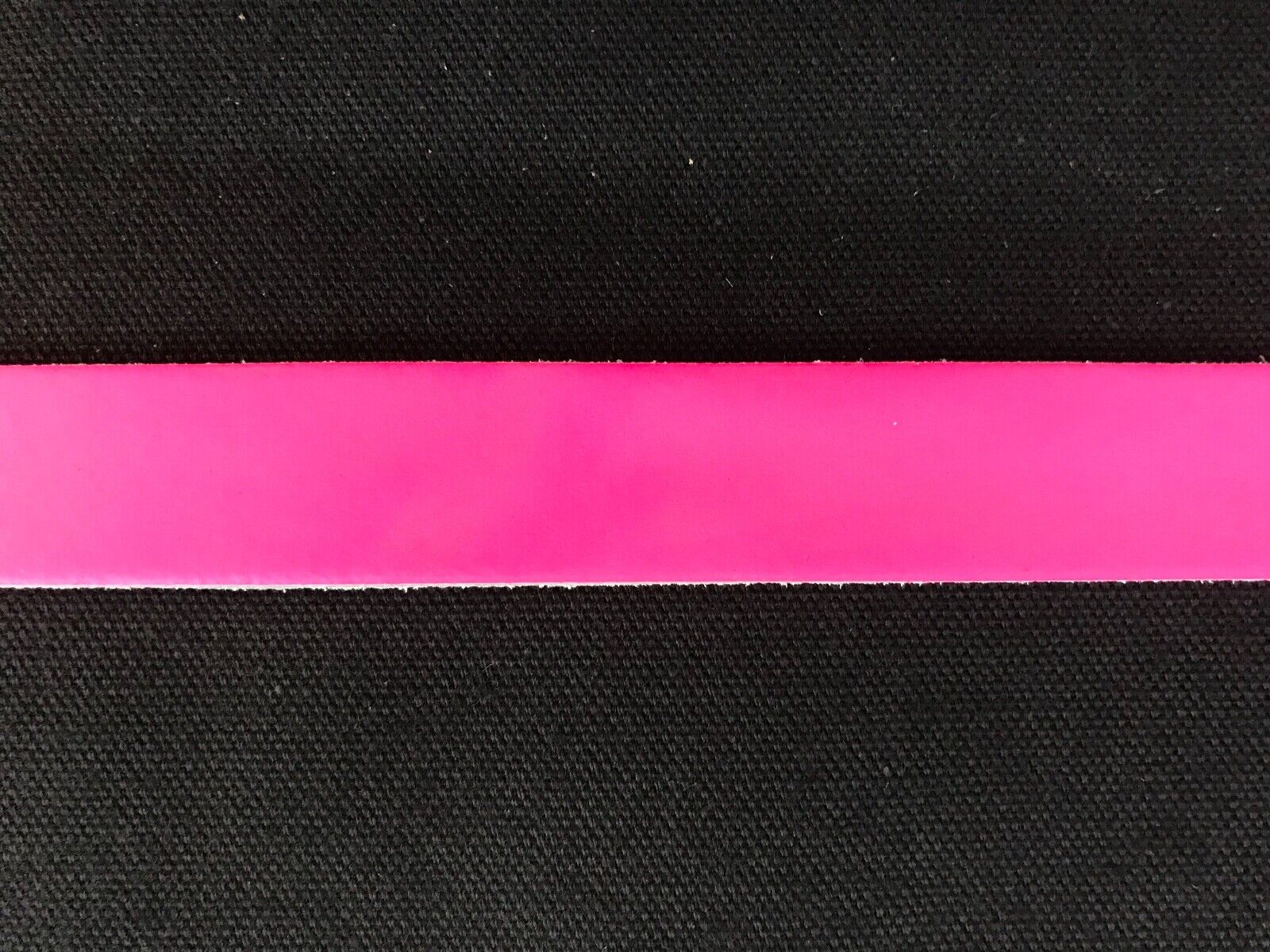 Pack of 10 Leather Straps/Collars/Choker Blanks with Holes 24 x 1 (Fluorescent Pink)