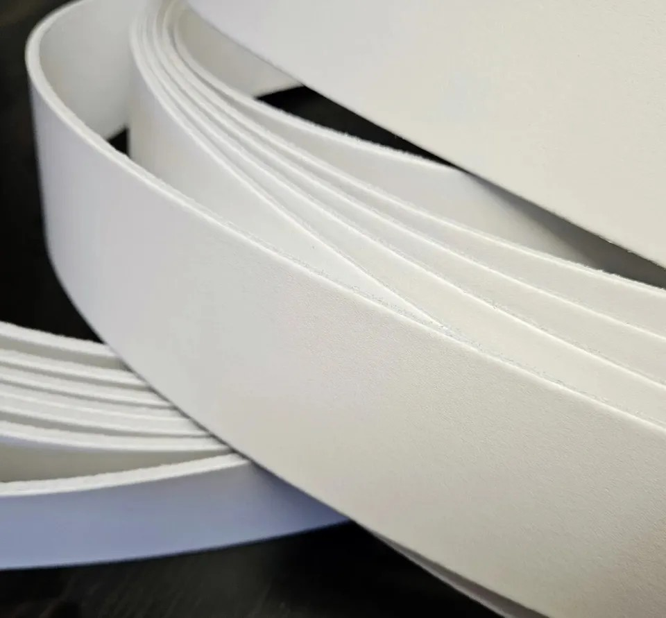 Pair of Replacement Bag Handles - Size & Colour Options (28 inch x 19mm, White)