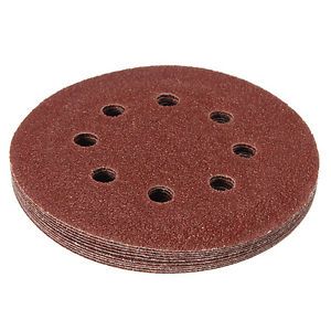 Sanding Discs - Hook & Loop - Punched - Aluminium Oxide (Choice Of Sizes & Grits)