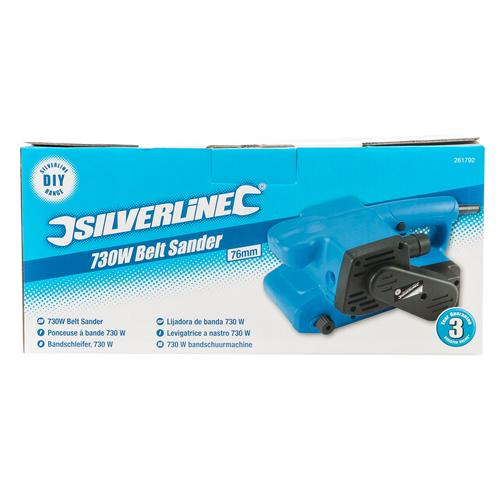 Silverline DIY 730W Belt Sander 75mm