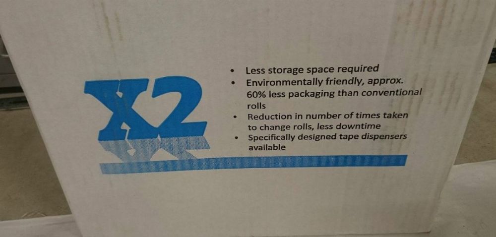 X2 Clear Tape 48m x 150m (Choice of Qty's)